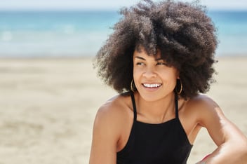 afro curly hair